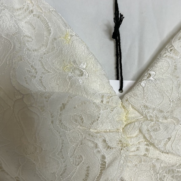 NSR NORDSTROM WHITE LACE CUT OUT MINI DRESS WOMENS XL NEW NWT - Picture 4 of 6